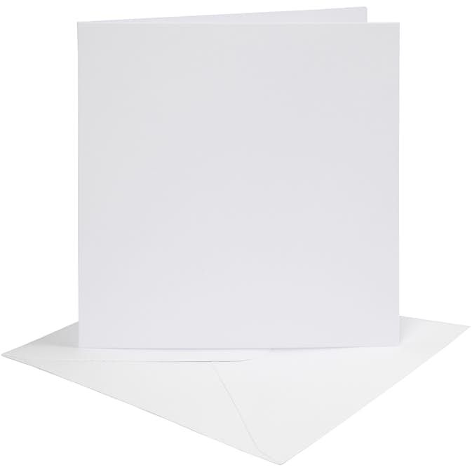 Kort Creativ Company och Kuvert KortStl 15,2x15,2 cm KuvertStl 16x16 cm 4 set/1 Förp