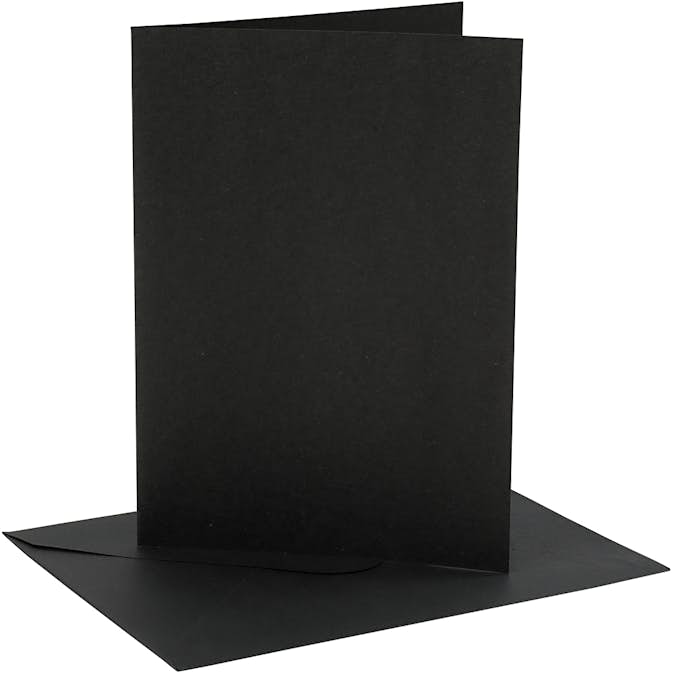 Kort Creativ Company och Kuvert KortStl 12,7x17,8 cm KuvertStl 13,3x18,5 cm 4 set/1 Förp