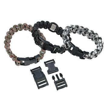 Klickspänne ABA Skol Svarta 16 mm 100 st