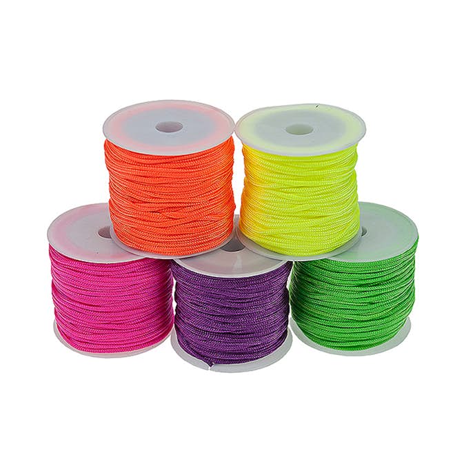 Polyestertråd ABA Skol 17 mm x18 M 5 Neonfärger