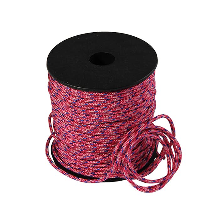Polyestertråd ABA Skol Röd/blå/vit Paracord Ø 2 mm Rosa/creme/blå