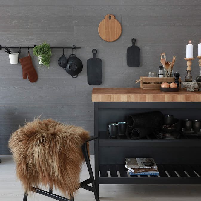 Väggpanel Huntonit Rustik