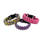 Polyestertråd ABA Skol Utklädning Paracord Ø 4 mm Regnbågsfärgad