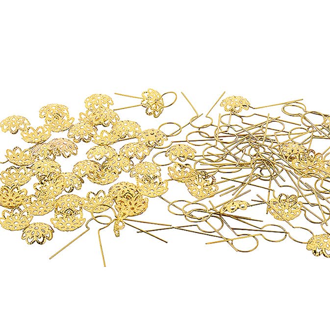 Metallupphängare ABA Skol Guld 50 Set