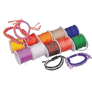 Polyestertråd ABA Skol 17 mm x18 M 10 Färger