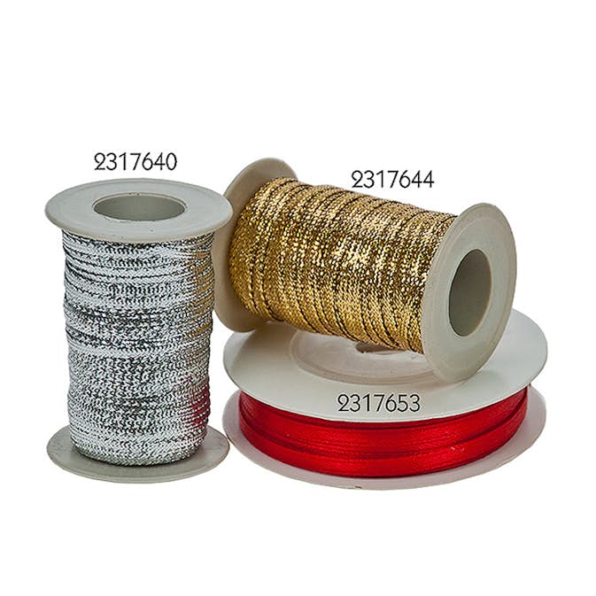 Satinband ABA Skol Rött 3 mm x30 M