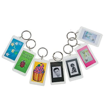 Nyckelringar ABA Skol Rektangulär Plast 20 st