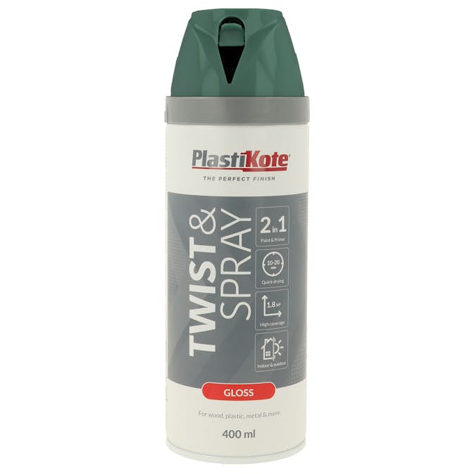 Sprayfärg Plasti-koteT&S Gräsgrön Blank 400 ml