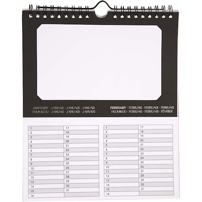 Evighetskalender Creativ Company Stl 19x23 cm 5 st/1 Förp