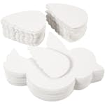 Pappfigur Creativ Company Fåglar Vit L25 cm 400 g 100 Set/1 Förp