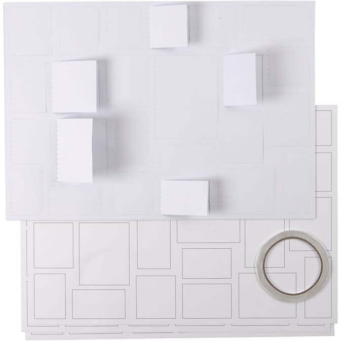 Julkalender Creativ Company Stl 30x42 cm Vit 5 st/1 Förp