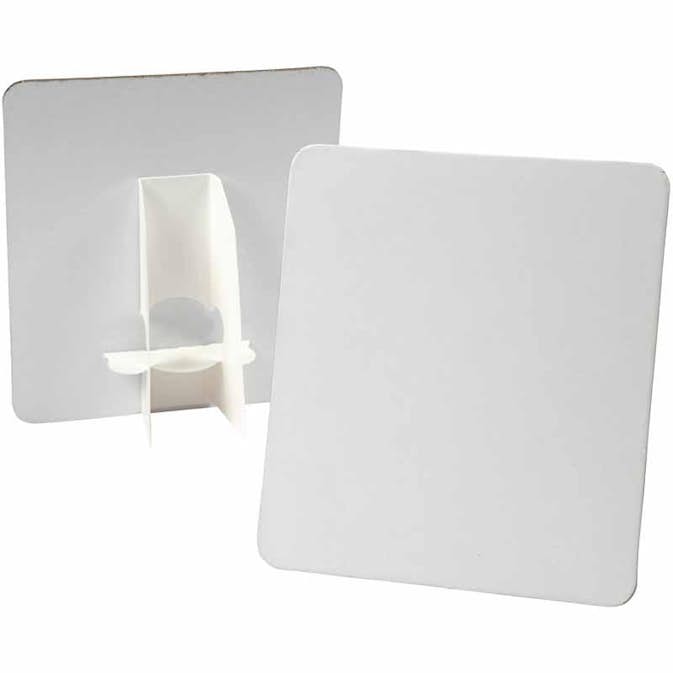 Dekoplatta Creativ Company Vit Stl 17x19 cm 5 st/1 Förp