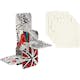 Konstruktionsbrickor Creativ Company Puzzle Stl 9,3x9,3 cm Vit 1 Förp