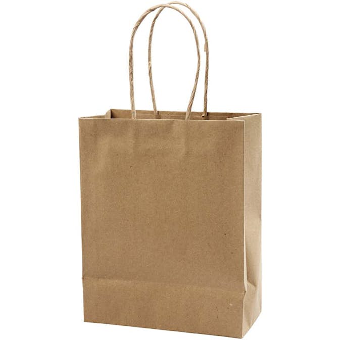 Papperspåsar Creativ Company Brun 23 cm B18x9 cm 125 g 10 St/1 Förp