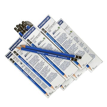 Blyertspennor Staedtlerl Mars Lumograph 12 st