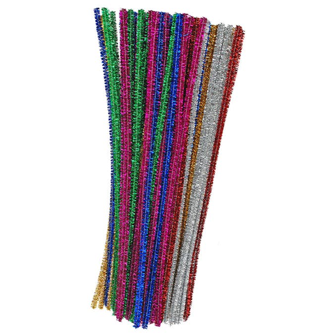 Piprensare ABA Skol Glitter 30 cm Ø 7 mm 90 st