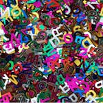 Paljetter ABA Skol Alfabet 50 G