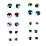 Plastögon ABA Skol Med Fransar 230 st