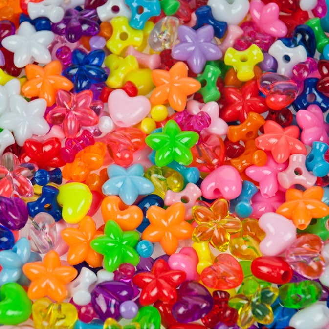 Plastpärlor ABA Skol 2 100 st