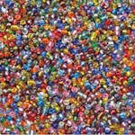 Pärlor ABA Skol Rocailles Mix Metallic 500 g