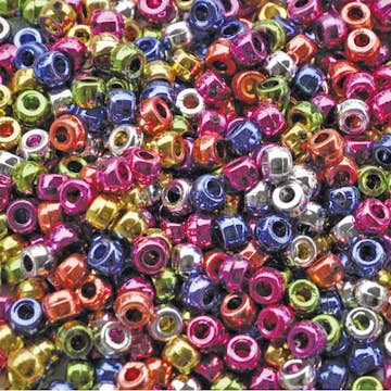 Kongopärlor ABA Skol Metallic 1 0 st