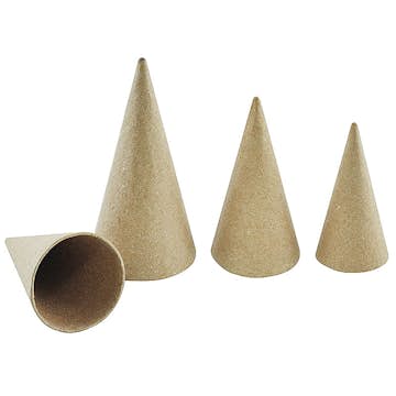 Pappkoner ABA Skol 8 10 12 cm 30 st