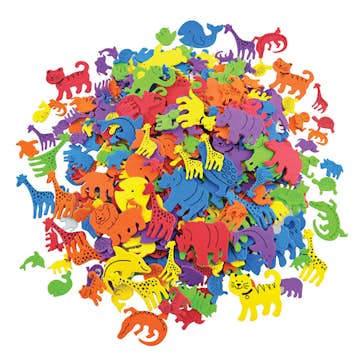 Dekorgummi ABA Skol Djur 500 st