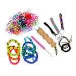 Gummiband ABA Skol Fancy Loops 1 0 Blandade Färger