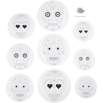 Mobil Creativ Company med Motiv Vit Dödskallar 3 Set/1 Förp