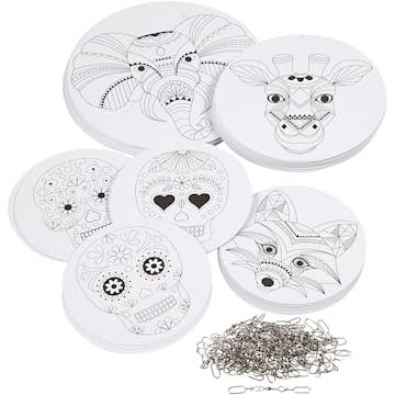 Mobil Creativ Company med Motiv Vit Djur 20 Set/1 Förp