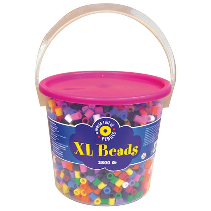 Maxipärlor ABA Skol 10 Blandade Färger 2800 st