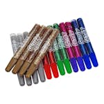 Glitterlim ABA Skol 6 Olika Färger 15 ml 16 st