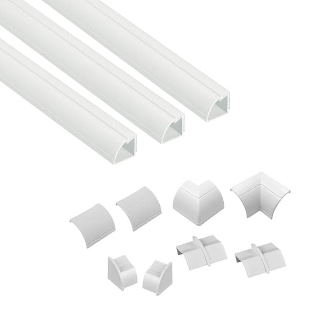 Kabelkanal Kit D-Line 22x22mm 3x Kabelkanal/Tillbehör 1.0m