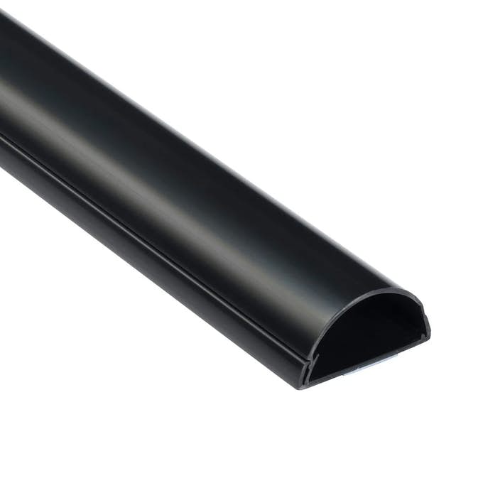 Kabelkanalsats D-LINE 50x25mm Svart Självhäftande för Kabelhantering