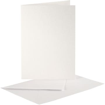 Pärlemorskort Creativ Company KortStl 10,5x15 cm KuvertStl 11,5x16,5 cm 10 set/1 Förp