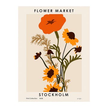 Poster Pelcasa Flower Market Stockholm 2386395