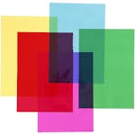 Cellofan Creativ Company Mixade Färger 210x297 mm 5x20 Ark/1 Förp