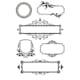 Stämplar Creativ Company Clear Ramar med Ornament