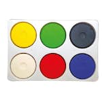 Plastpalett ABA Skol Med 6 Färgblock