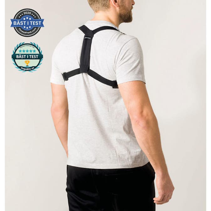 Hållningsband Swedish Posture Flexi One-Size Svart