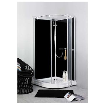 Duschkabin Noro Ocean Rund 90 Svart