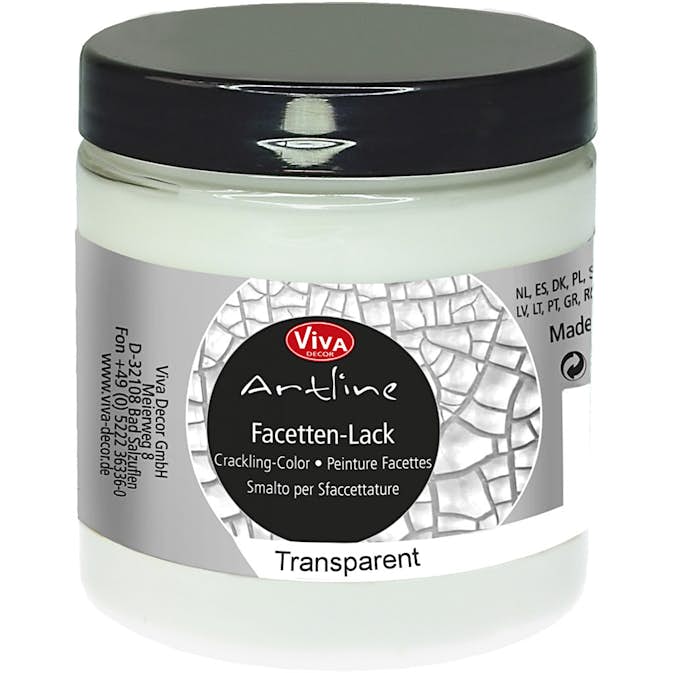 Facettenlack Creativ Company Transparent 250 ml/1 Burk