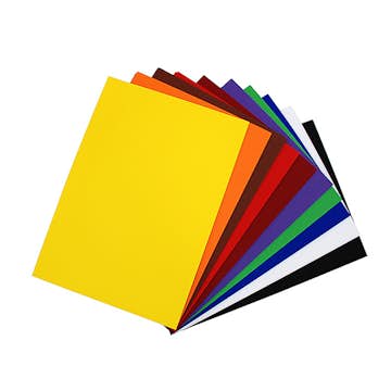 Hobbykartong ABA Skol 10 Ark x10 Färger 300 g
