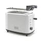 Brödrost Black+Decker 2-Skivor Vit