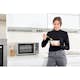 Mikrovågsugn BLACK+DECKER Digital 25L 900W Silver