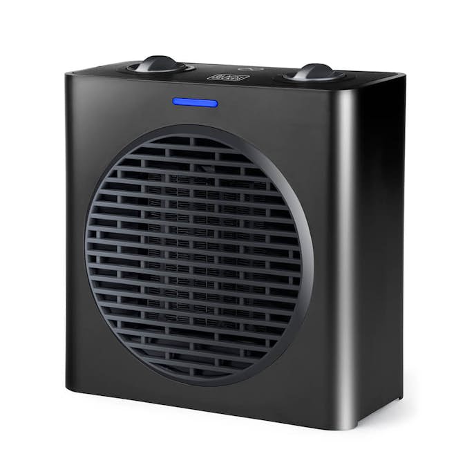 Värmefläkt Black+Decker Keramisk 1500W Svart