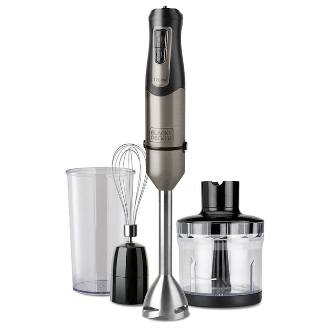 Stavmixer Black+Decker Blender Set 1200W Brushed
