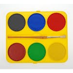 Färgblock ABA Skol Vattenfärg 6 Färger