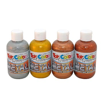 Effektfärg ABA Skol Metallfärg 4 Färger x250 ml
