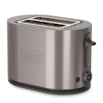 Brödrost BLACK+DECKER Rostfritt Stål med 2 Slitsar